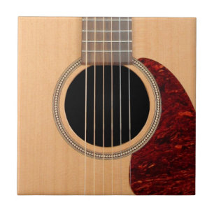 Dreadnought Acoustic 6 String Guitar Ceramic Tile
