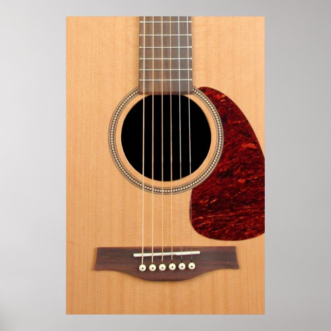 Dreadnought Acoustic 6-String Guitar Poster (Front)
