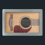 Dreadnought Acoustic 6 String Guitar Rectangular Belt Buckle<br><div class="desc">Dreadnought Acoustic 6 String Guitar</div>