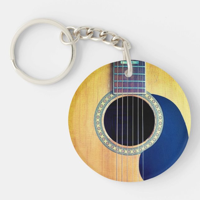 Dreadnought Acoustic Guitar Key Ring (Front)
