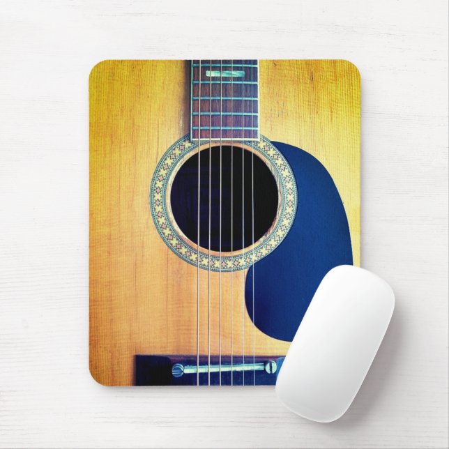 Dreadnought Acoustic Guitar Mouse Pad (With Mouse)