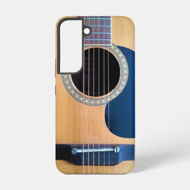 Dreadnought Acoustic Guitar Samsung Galaxy S22 Case (Back)