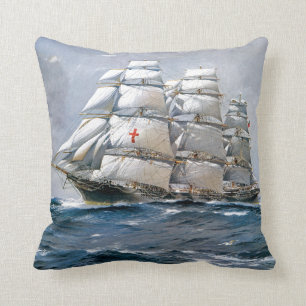 Dreadnought Sailing Clipper Cushion