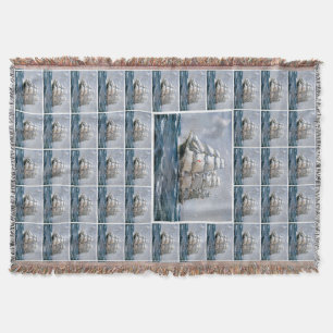 Dreadnought Sailing Clipper Throw Blanket