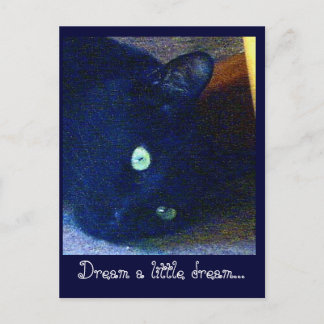 Dream a little dream postcard