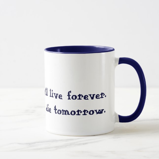 Dream and Live Mug (Right)
