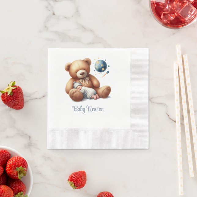 Dream Baby Bear Boy Napkin (Insitu)