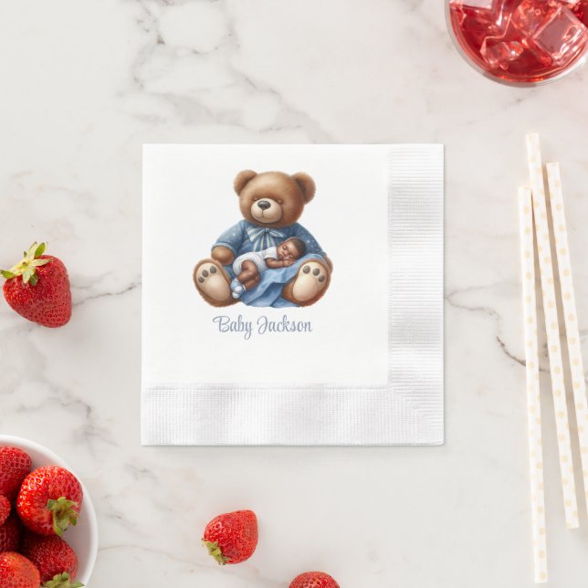 Dream Baby Bear Boy Napkin (Insitu)