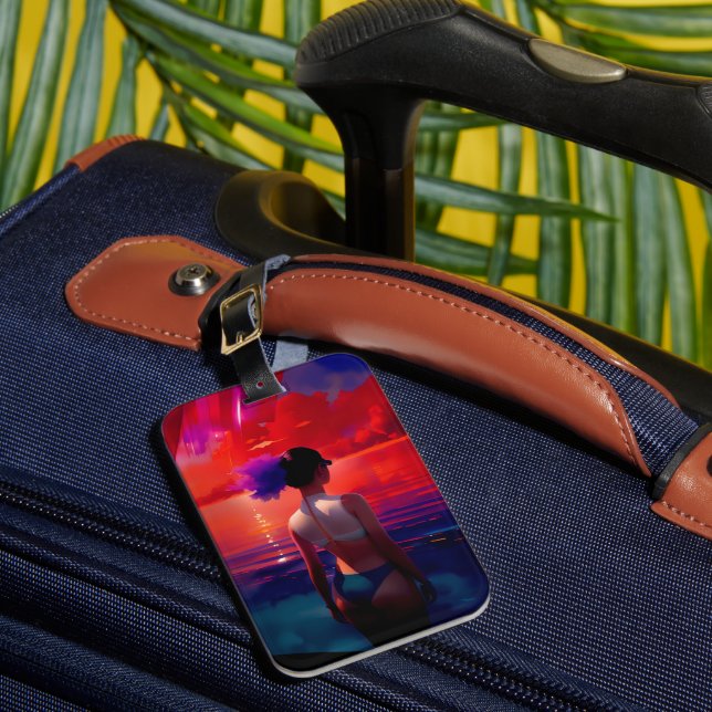 Dream Beach Sequence Luggage Tag (Front Insitu 1)