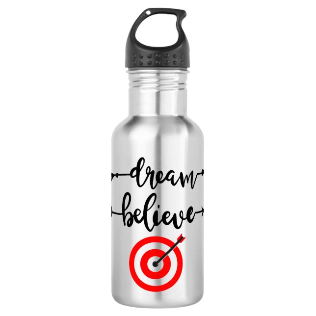 DREAM BELIEVE ACHIEVE 710 ML WATER BOTTLE (Front)