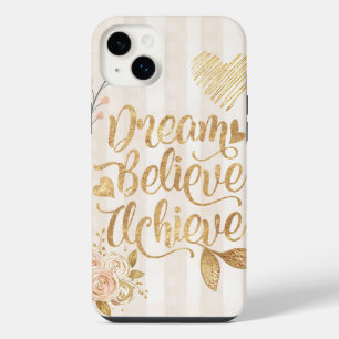 Dream Believe Achieve iPhone 14 Plus Case