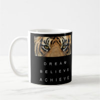 Dream Believe Achieve Motivational Quote Modern