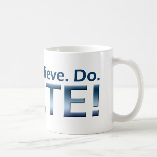 Dream. Believe. Do. Skate! Coffee Mug (Right)