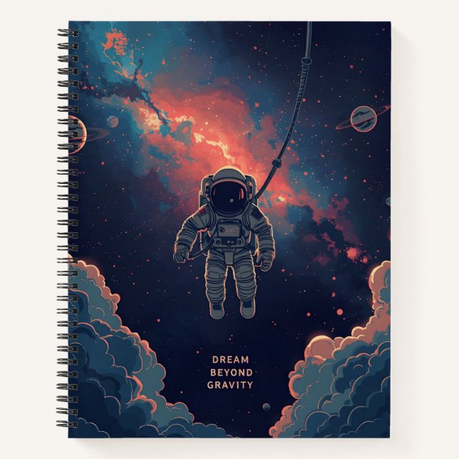 Dream Beyond Gravity Notebook (Front)
