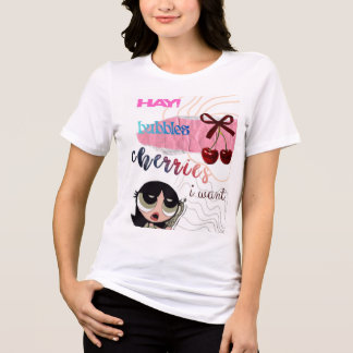 Dream Big Anime Girl T-Shirt | Cute Kawaii Graphic Tri-Blend Shirt