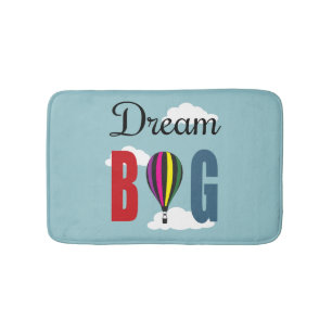 Dream big bath mat
