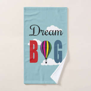 Dream big bath towel set