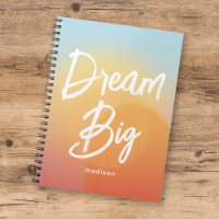 Dream Big Beautiful Summer Sky Notebook