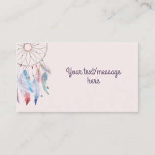 Dream Big Boho Dreamcatcher Birthday Enclosure Card