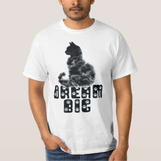 Dream Big Cat, Cloud Shaped Cat Graphic T-Shirt