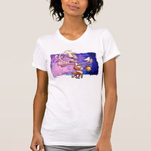 DREAM BIG CHRISTMAS REINDEER by Jeff Willis Art T-Shirt