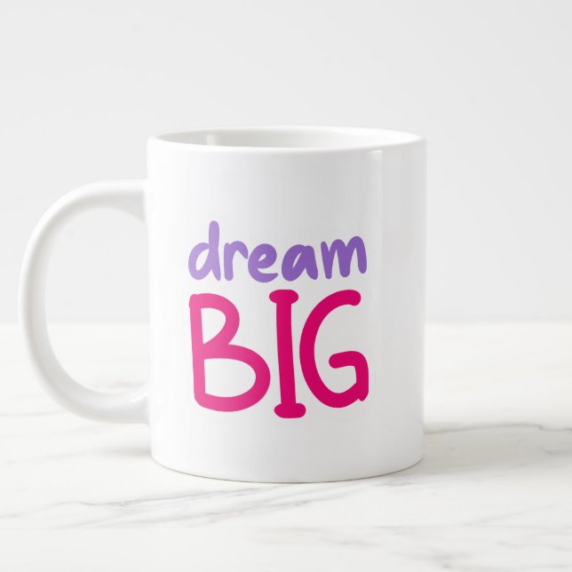 Dream Big 😁 coffee speciality mug (Left)