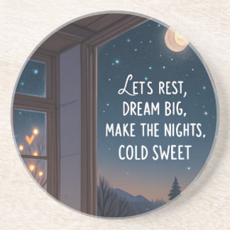 Dream Big Cozy Coaster