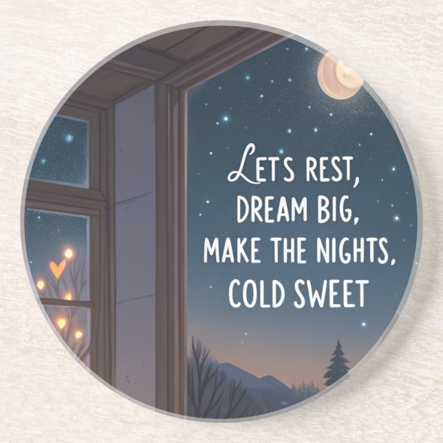 Dream Big Cozy Coaster (Front)