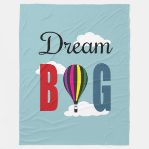 Dream big fleece blanket