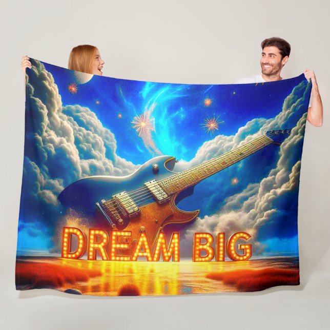 Dream Big Fleece Blanket (In Situ)