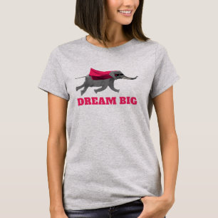 Dream big Flying elephant T-Shirt