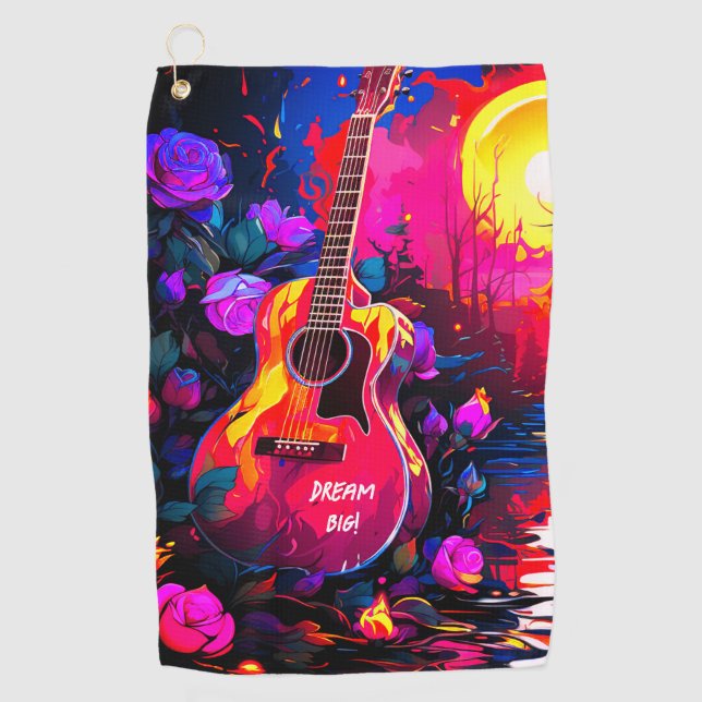 Dream Big Golf Towel (Front)