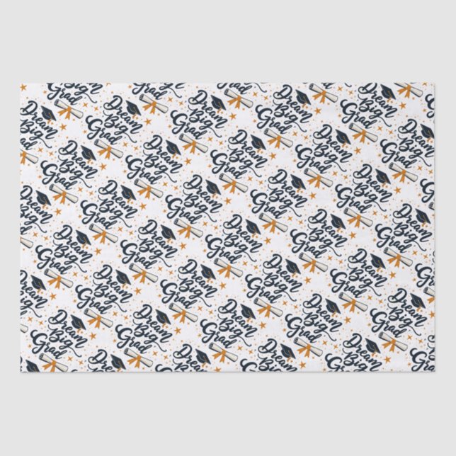 Dream Big Grad Tissue Paper (Front)