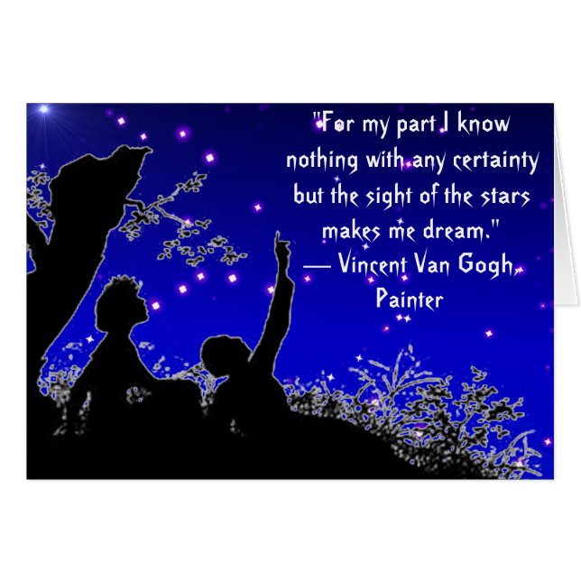 Dream Big Greeting Card (Front Horizontal)