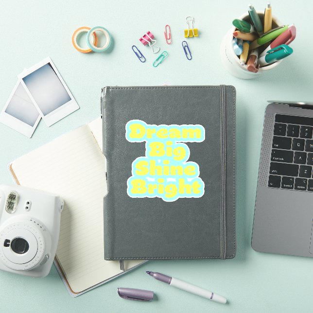 Dream big inspirational design sticker (iPad Cover)