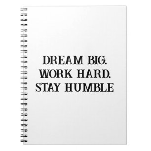 Dream Big Inspirational Notebook for Men