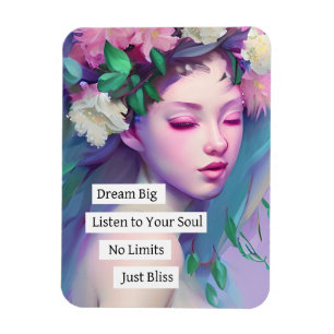 Dream Big, Inspirational Quote for Daughter Magnet