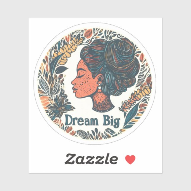 Dream Big Inspirational Sticker (Sheet)