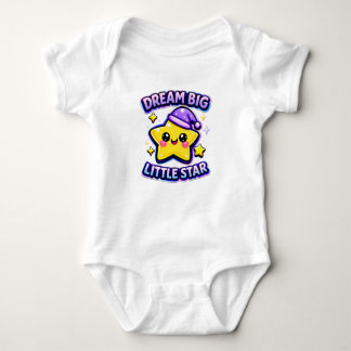 Dream big little baby bodysuit