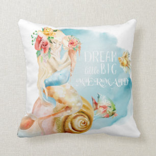 Dream Big Little Mermaid Cushion