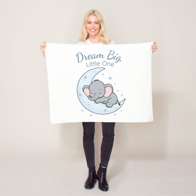 Dream Big, Little One Fleece Blanket (In Situ)