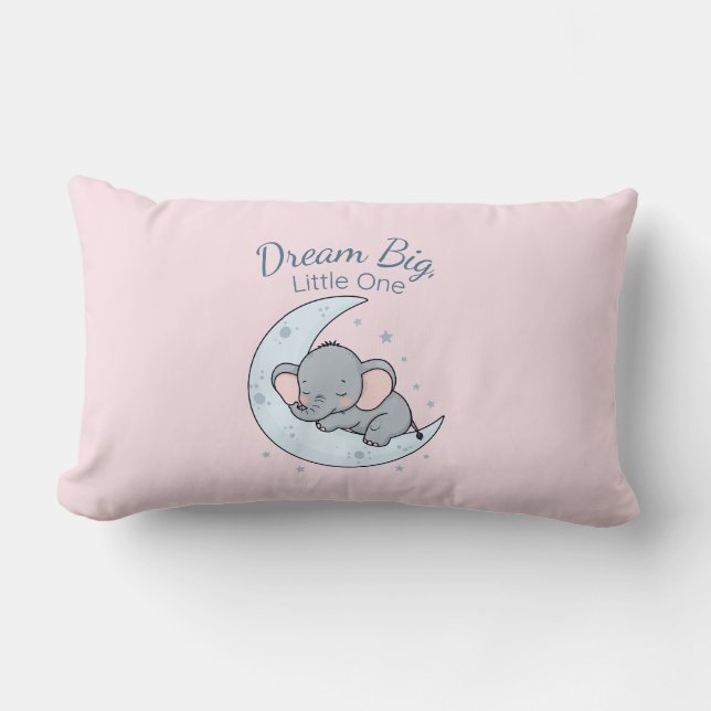 Dream Big, Little One Lumbar Cushion (Front)