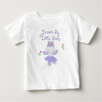 Dream Big little one Purple Hippo Ballerina