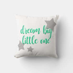 dream big little one simple modern baby cushion