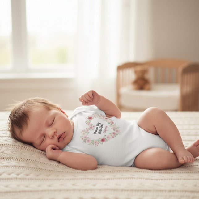 Dream Big Little One Stefany Floral Heart Bodysuit (Creator Uploaded)