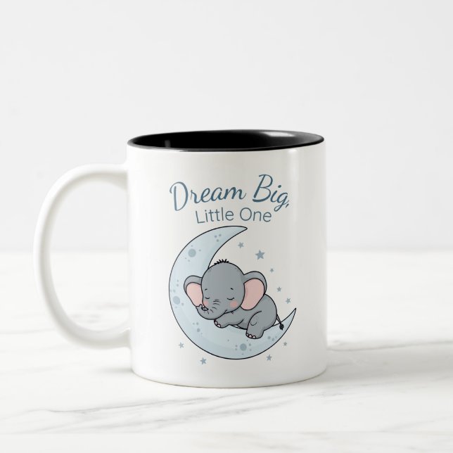 Dream Big, Little One Two-Tone Coffee Mug (Left)