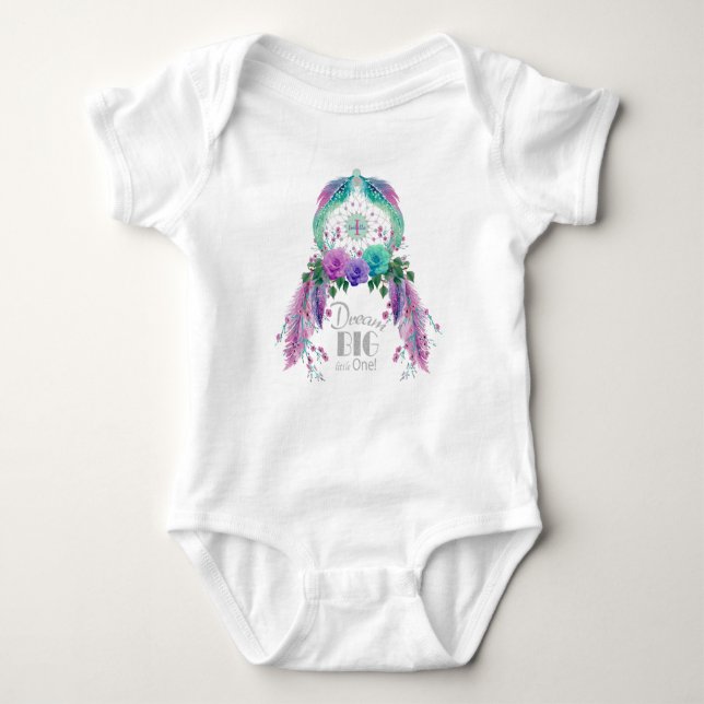 Dream Big Little One with Monogram Baby Bodysuit (Front)