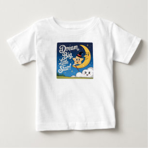 Dream Big, Little Star Baby T-Shirt