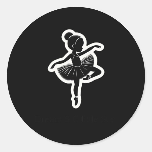 Dream Big Little Star Sticker  (Front)