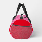 Dream Big! Modern Bold Red - Hot Pink Typography   Duffle Bag (Right)